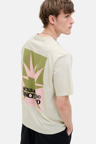 T-shirt à manches courtes - écru - ORIGINALS BY JACK & JONES
