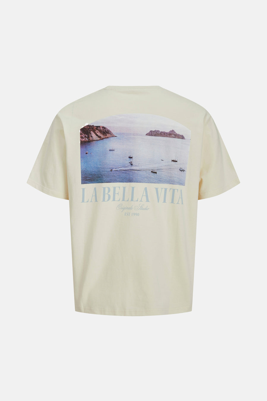 T-shirt à manches courtes - Écru - ORIGINALS BY JACK & JONES