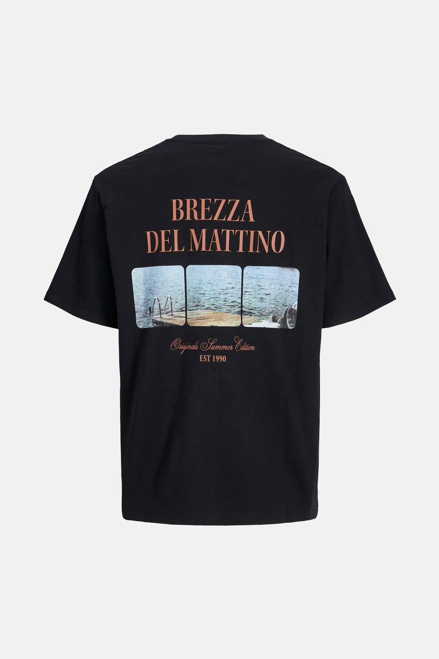 T-shirt à manches courtes - noir - ORIGINALS BY JACK & JONES