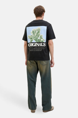 T-shirt à manches courtes - noir - ORIGINALS BY JACK & JONES