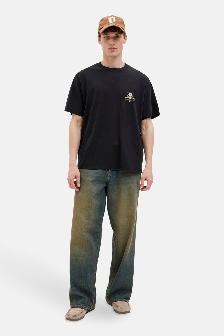 T-shirt à manches courtes - noir - ORIGINALS BY JACK & JONES