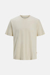 T-shirt (manches courtes) Écru - ORIGINALS BY JACK & JONES