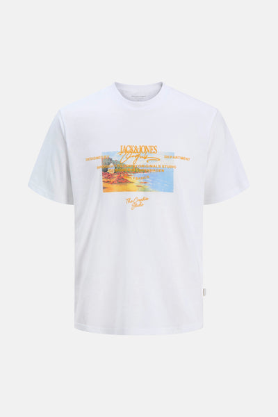 T-shirt (manches courtes) Blanc - ORIGINALS BY JACK & JONES