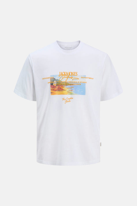 T-shirt (manches courtes) Blanc - ORIGINALS BY JACK & JONES