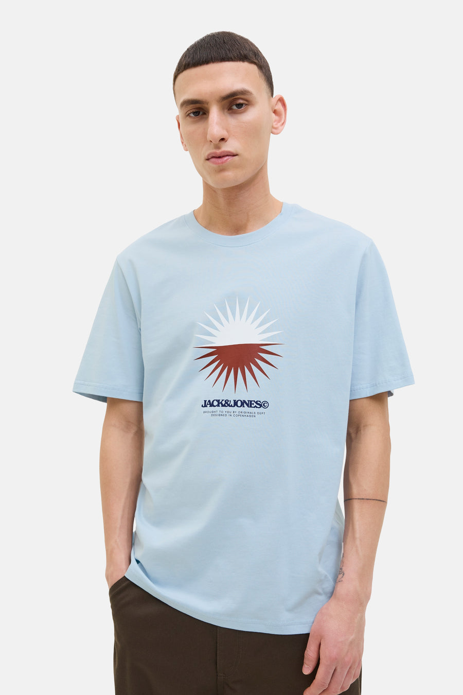 T-shirt à manches courtes - bleu - ORIGINALS BY JACK & JONES