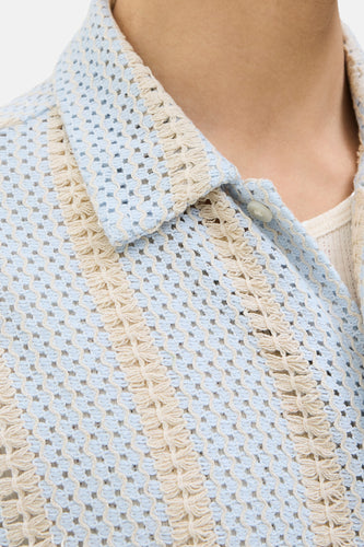 Chemise à manches courtes - Bleu clair - ORIGINALS BY JACK & JONES