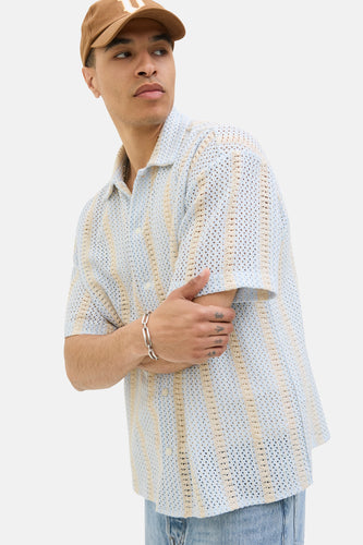 Chemise à manches courtes - Bleu clair - ORIGINALS BY JACK & JONES