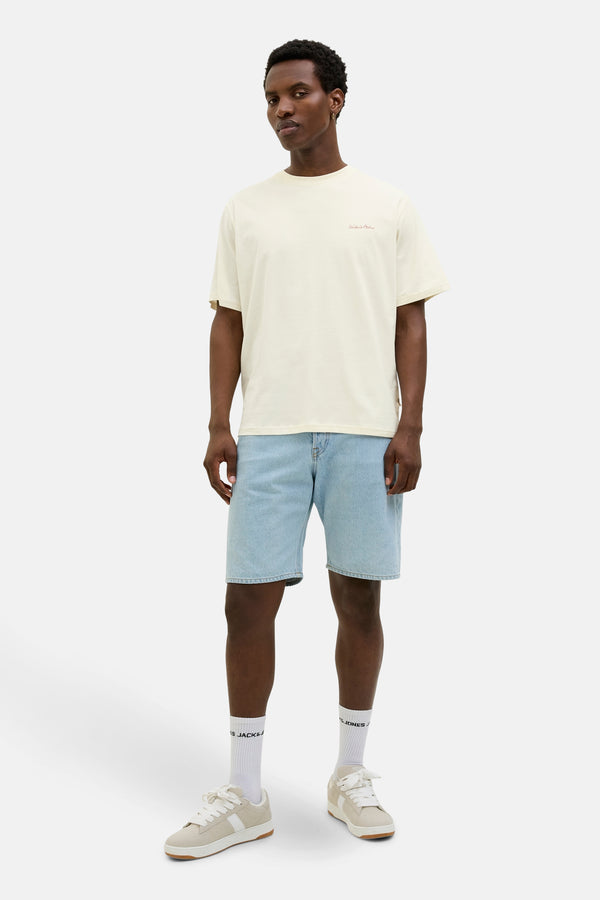 T-shirt (manches courtes) Écru - ORIGINALS BY JACK & JONES