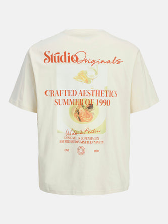 T-shirt à manches courtes - écru - ORIGINALS BY JACK & JONES - 8