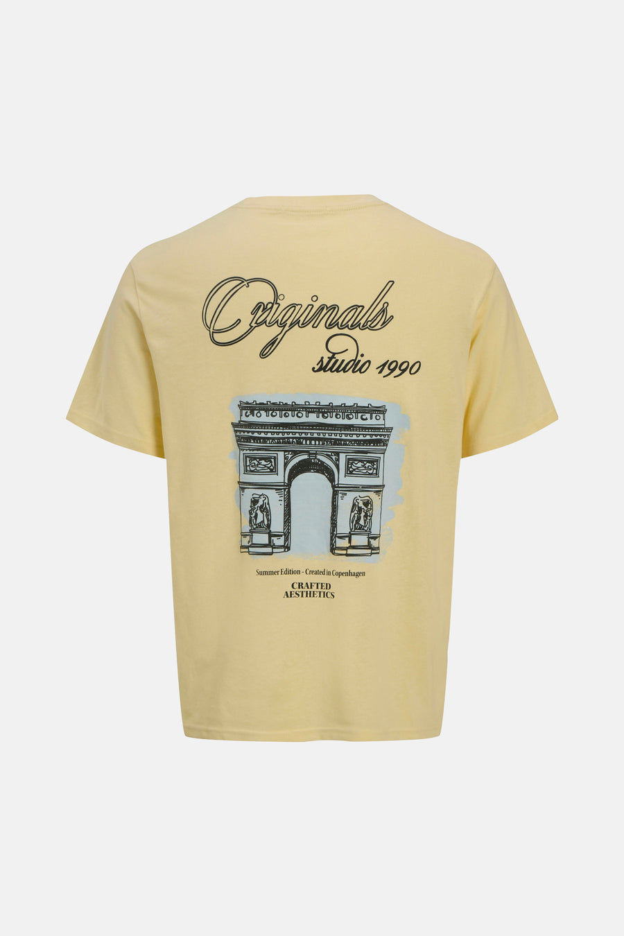 T-shirt à manches courtes - Jaune - ORIGINALS BY JACK & JONES - 2