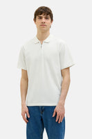 	Heren tops polo korte mouw Blanc - JJREBEL