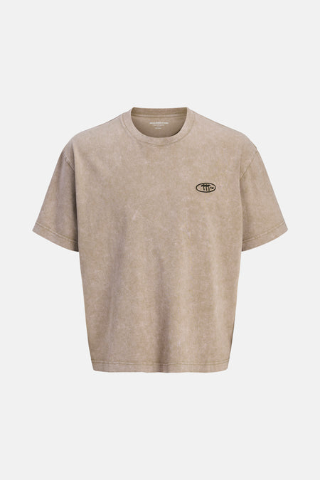 JCORETREAT ACID WASH TEE SS CREW NECK