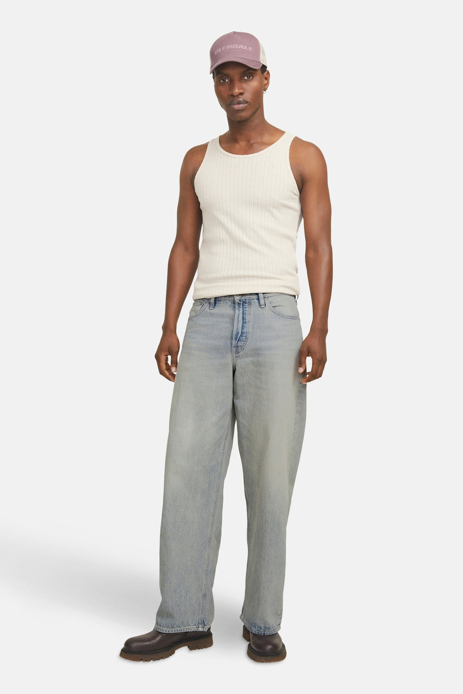 Jeans wide light blue denim - JACK & JONES JEANS INTELLIGENCE - JACK & JONES JEANS INTELLIGENCE