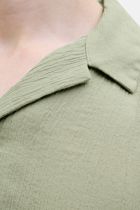 Chemise à manches courtes - vert