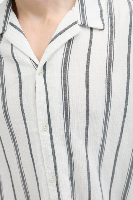 Chemise à manches courtes - blanc