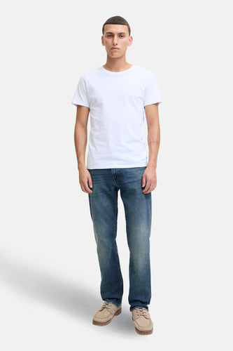 Jeans straight mid blue denim - JACK & JONES JEANS INTELLIGENCE - JACK & JONES JEANS INTELLIGENCE