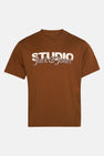 T-shirt à manches courtes - brun