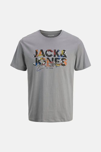 T-shirt à manches courtes - gris - ORIGINALS BY JACK & JONES