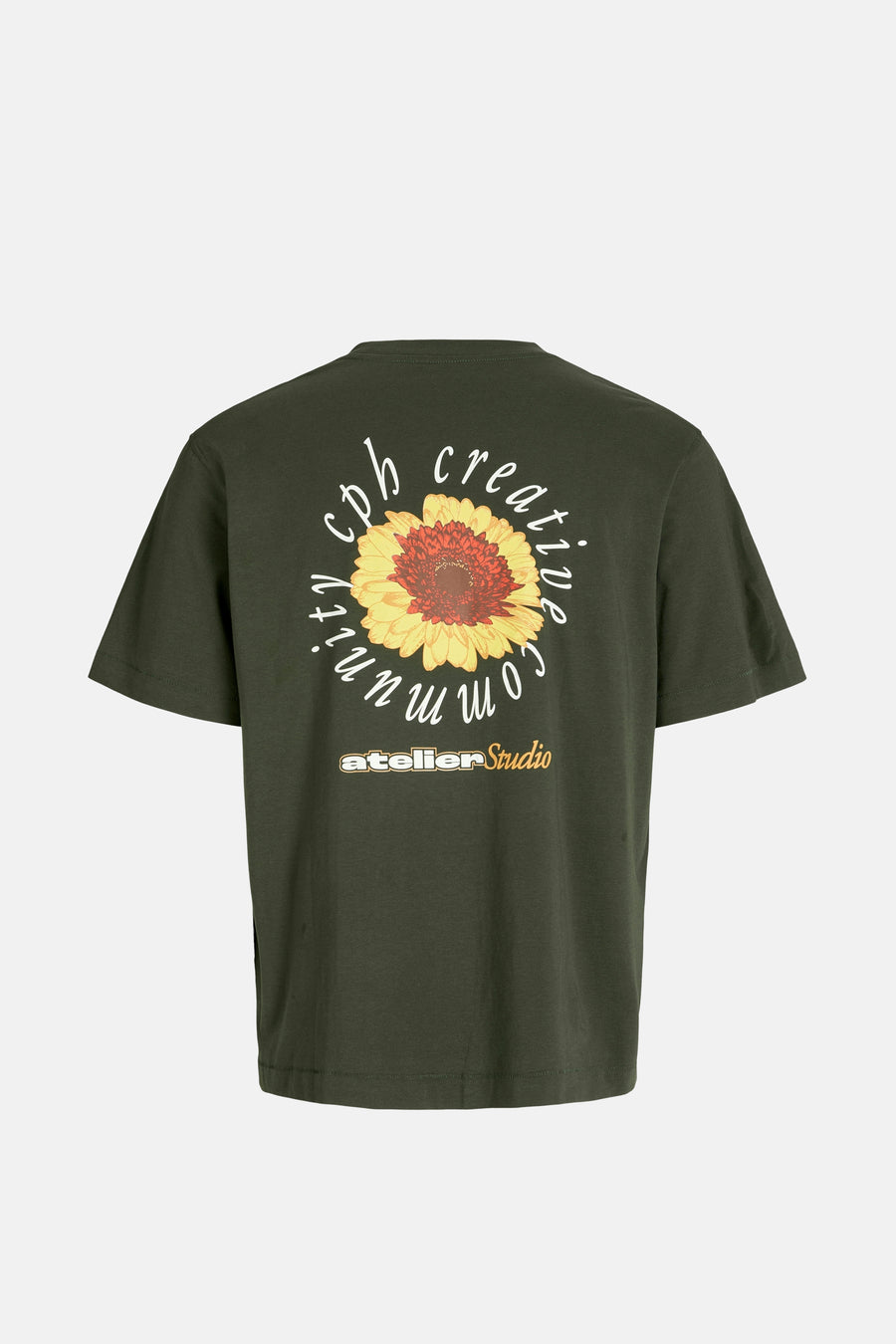 T-shirt à manches courtes - vert - ORIGINALS BY JACK & JONES