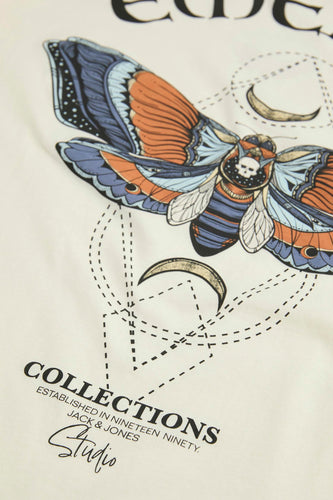 T-shirt à manches courtes - beige - ORIGINALS BY JACK & JONES