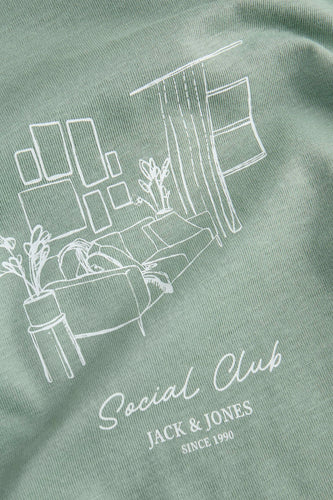 T-shirt à manches courtes - vert - ORIGINALS BY JACK & JONES