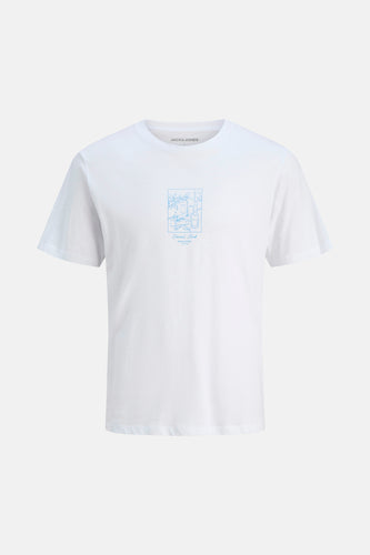 T-shirt à manches courtes - blanc - ORIGINALS BY JACK & JONES