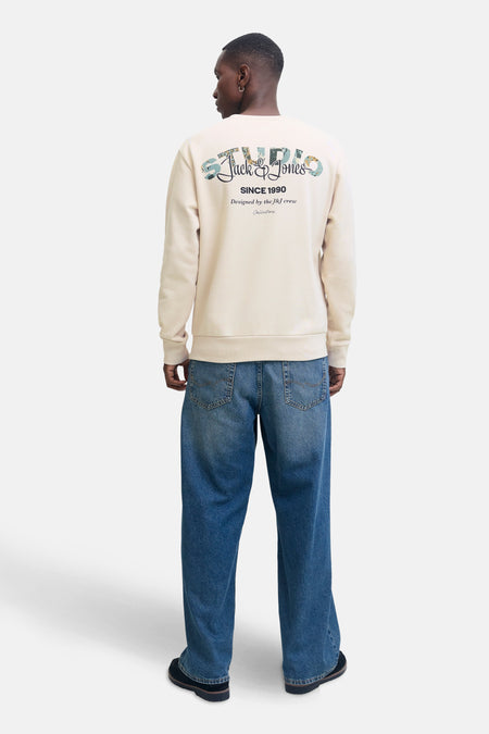 JJYUKI BACK SWEAT CREW NECK BF