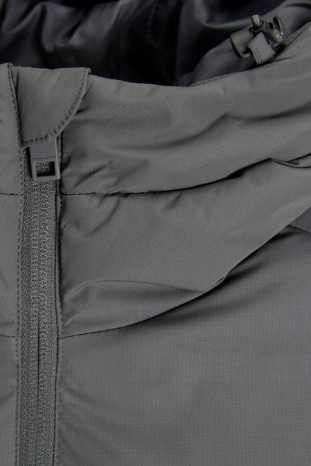 Veste en cuir - gris