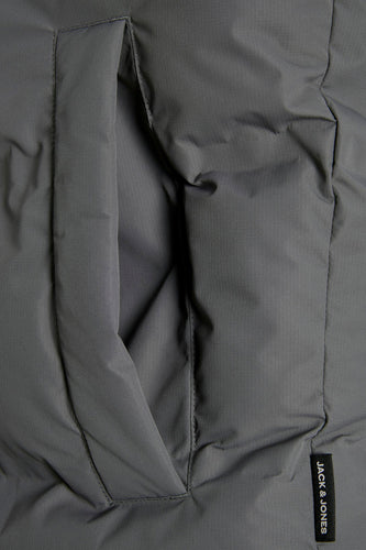 Veste en cuir - gris