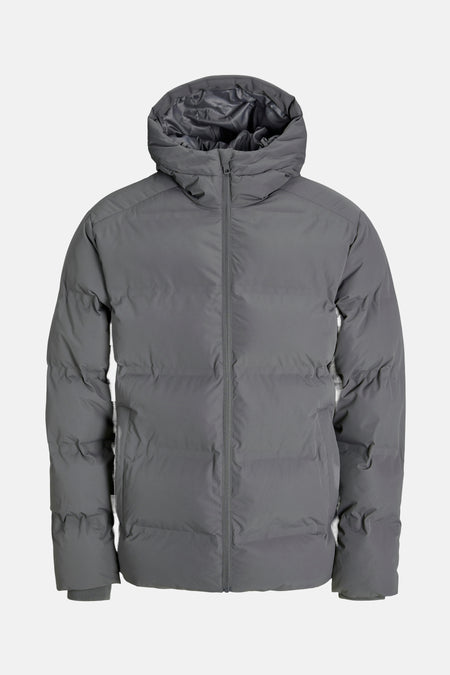 Veste en cuir - gris