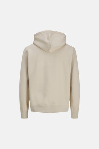 Pull beige à capuche de CORE BY JACK & JONES, vu de dos.