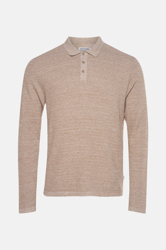 Pull à col en V - beige - CORE BY JACK & JONES