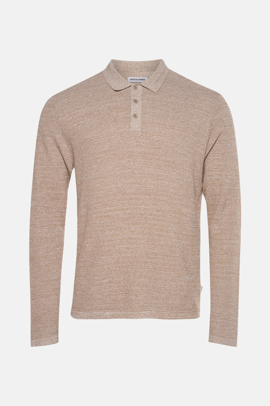 Pull à col en V - beige - CORE BY JACK & JONES