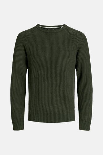 Pull à col rond - vert - PREMIUM by JACK & JONES