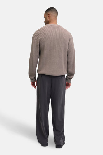 Pull à col rond - beige - PREMIUM by JACK & JONES