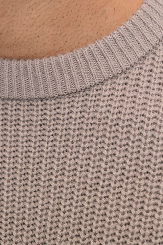 Pull à col rond - beige - PREMIUM by JACK & JONES