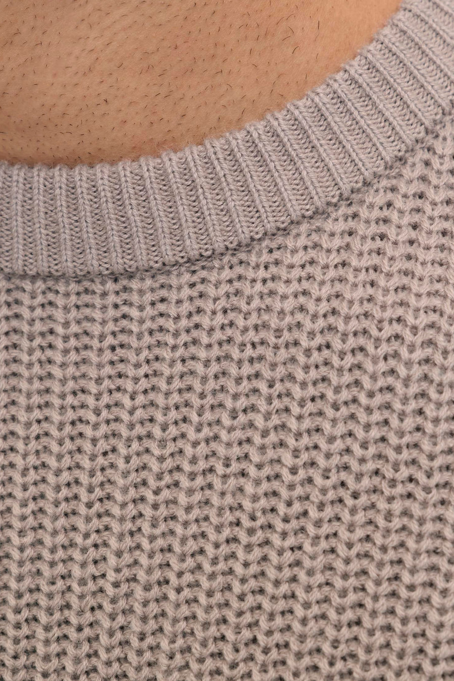 Pull à col rond - beige - PREMIUM by JACK & JONES