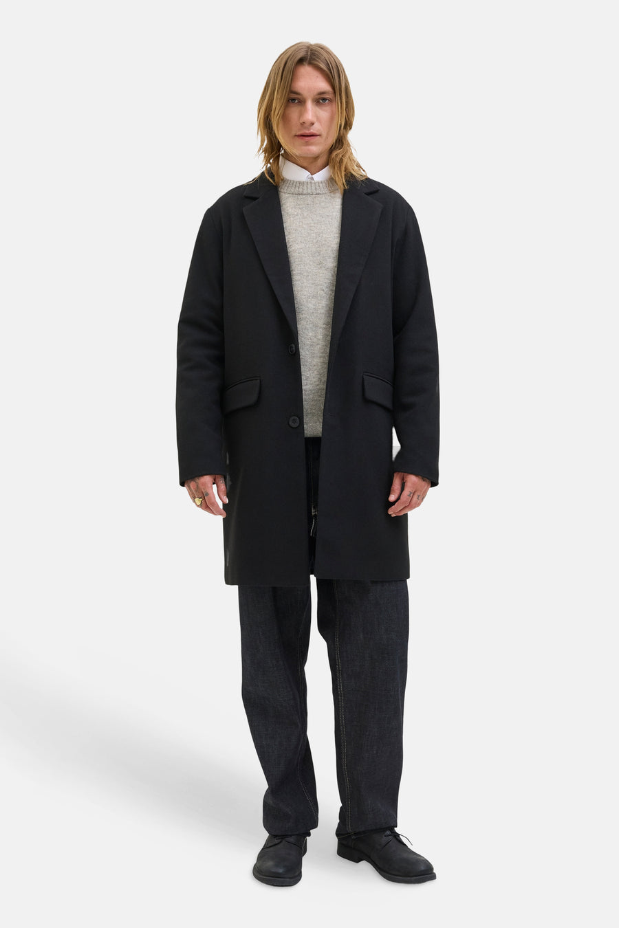 Pull col O gris - CORE BY JACK & JONES