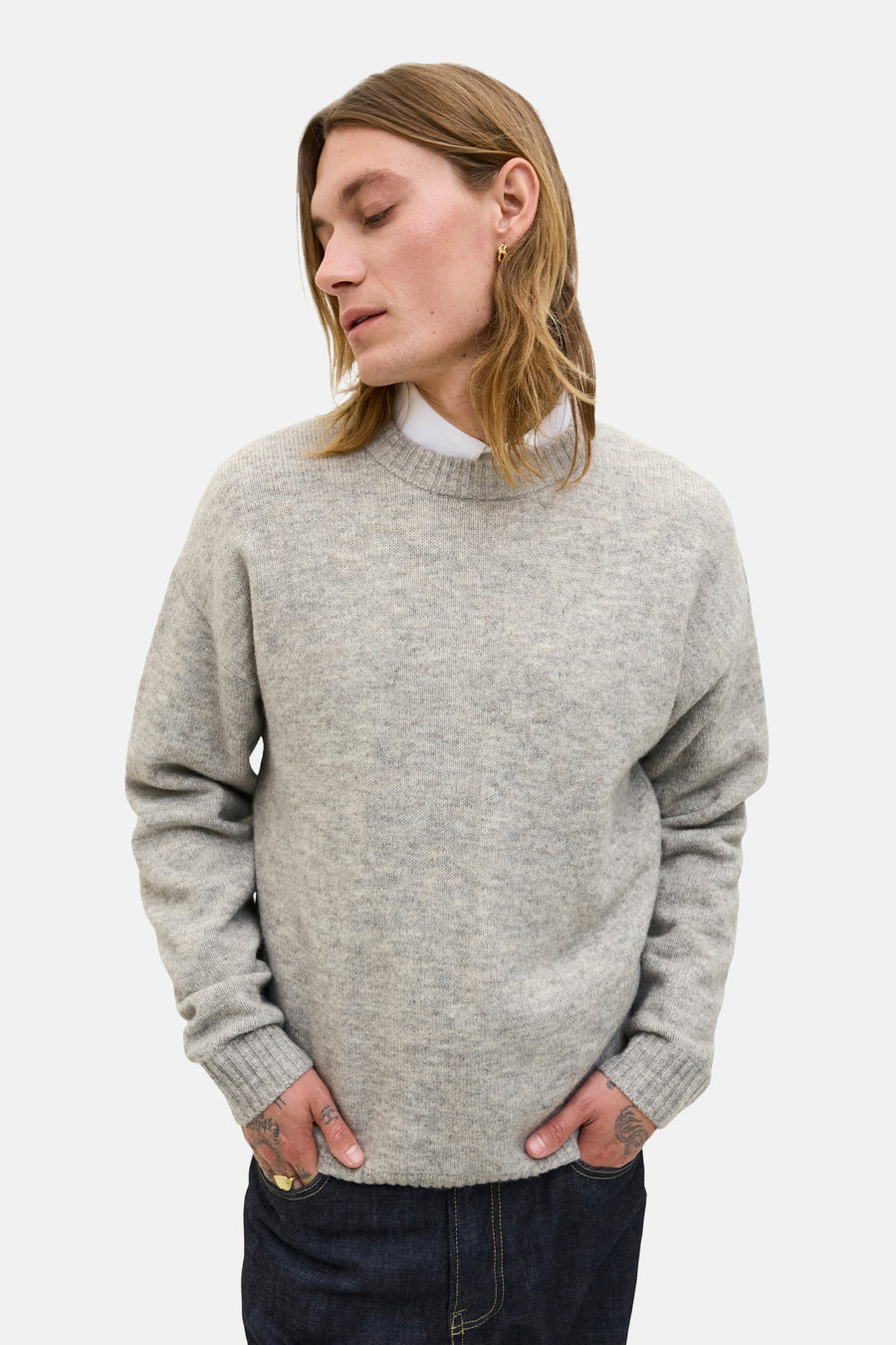 Pull col O gris - CORE BY JACK & JONES