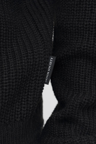 Pull à col en V - noir - PREMIUM by JACK & JONES