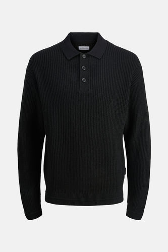 Pull à col en V - noir - PREMIUM by JACK & JONES