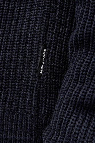 Pull à col en V - bleu - PREMIUM by JACK & JONES