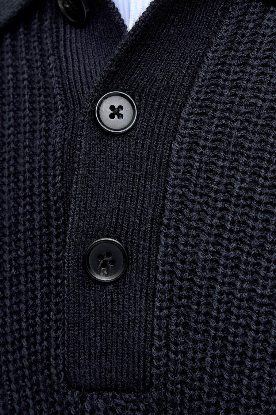Pull à col en V - bleu - PREMIUM by JACK & JONES