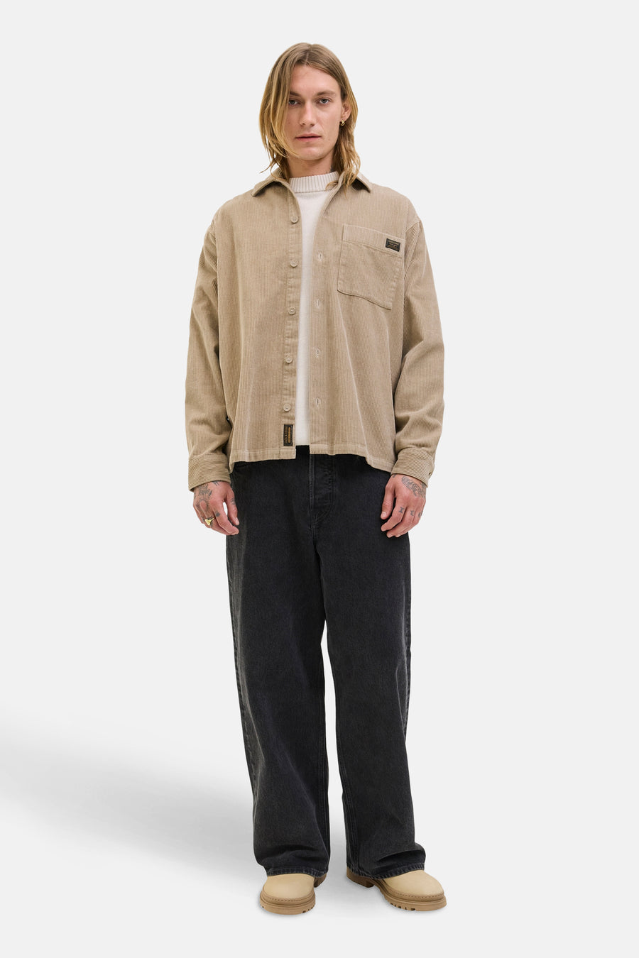 Chemise à manches longues - brun - PREMIUM BLUE by JACK & JONES