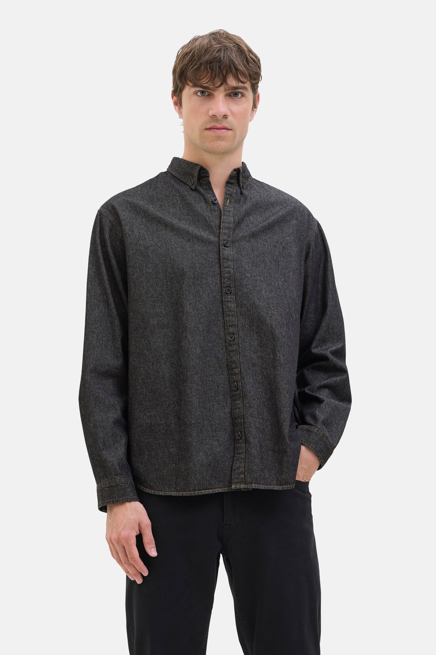 Chemise en jean - black denim - JJREBEL