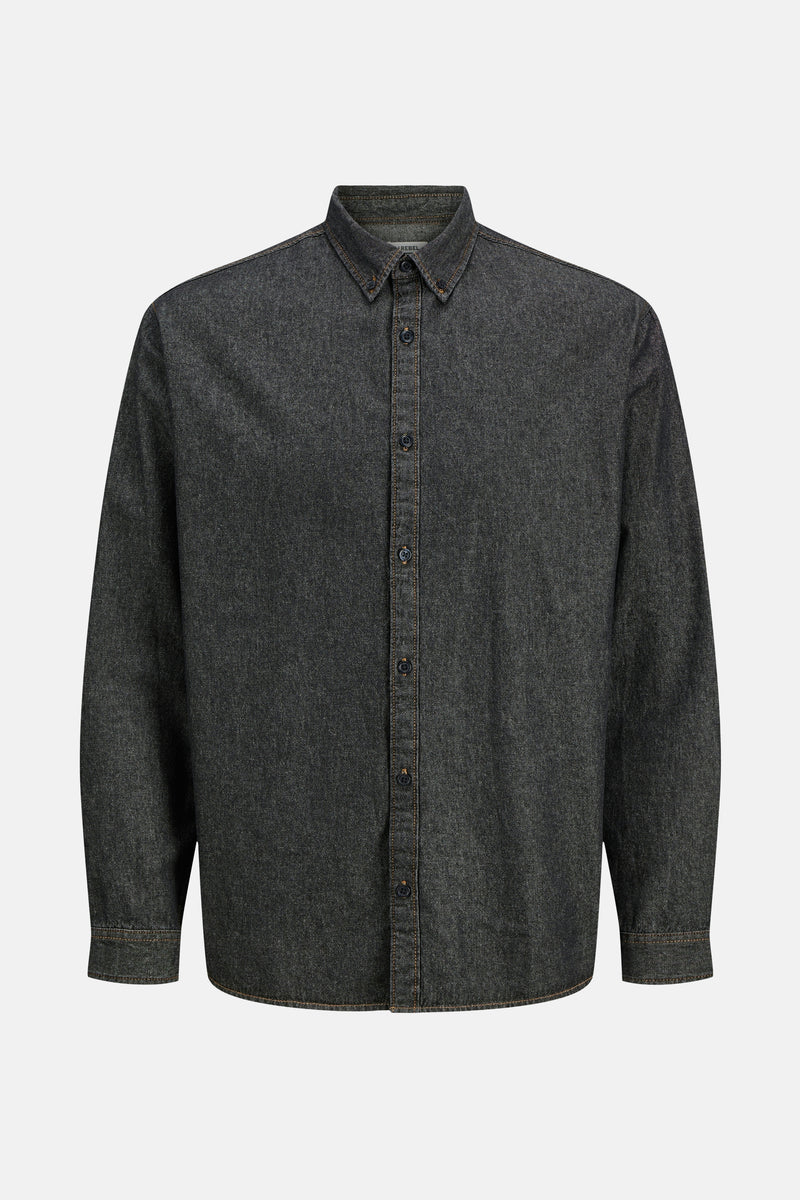 Chemise en jean - black denim