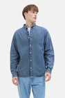 Chemise en jean mid blue denim - JJREBEL