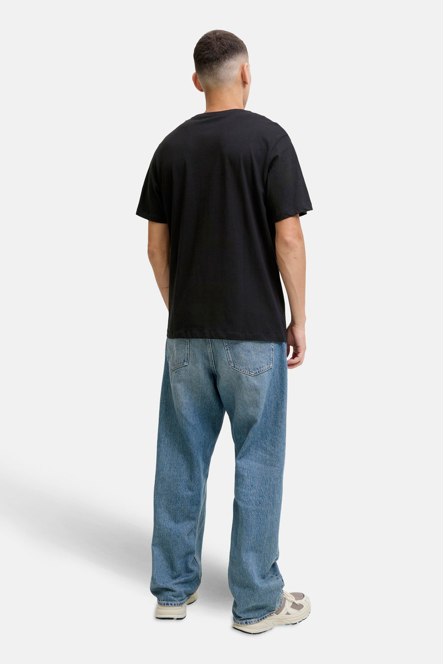 T-shirt à manches courtes - noir - ORIGINALS BY JACK & JONES