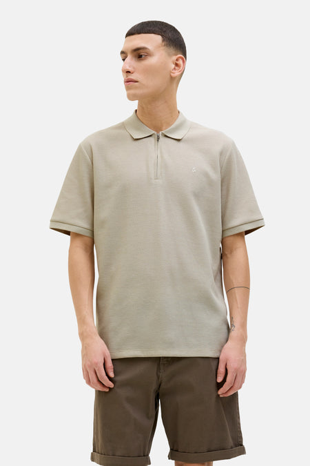 Polo à manches courtes - beige