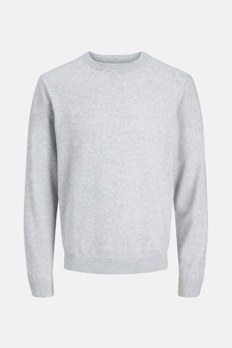 Pull à col rond - gris - PREMIUM by JACK & JONES